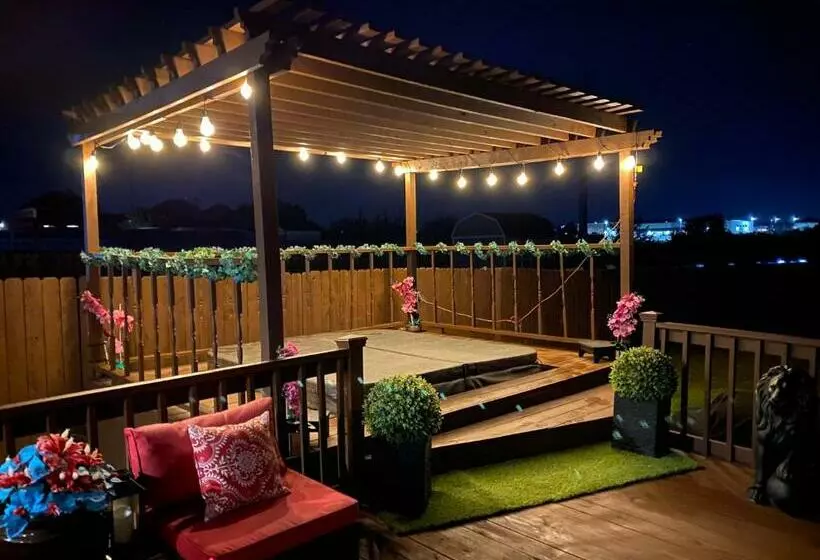 ペンション Private Rooms At Central Texas Suites With Hot Tub