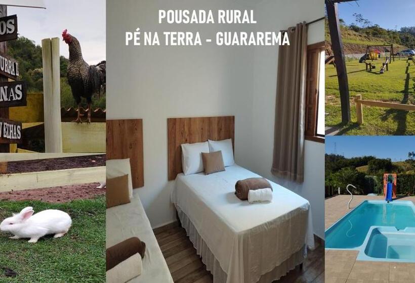 ペンション Pousada Pe Na Terra Em Guararema