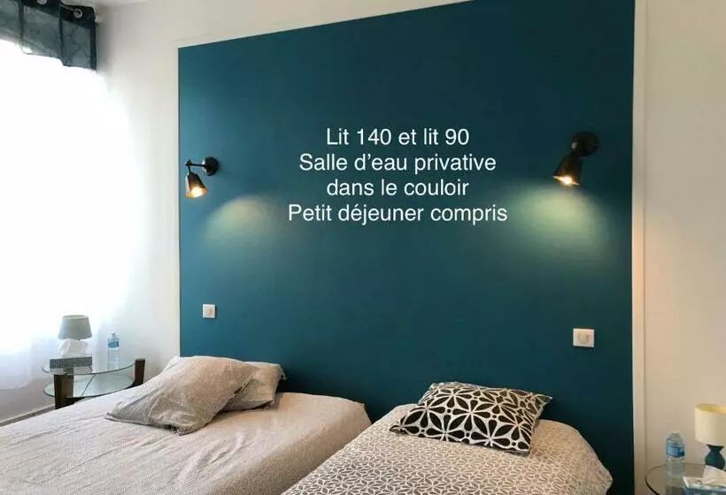 ベッドアンドブレックファースト Le 42 Chambre Bleue