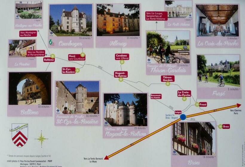 צימר Le 42 Chambre Bleue