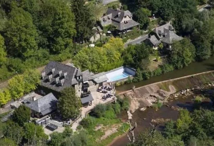 호텔 Moulin De Conques Restaurant Herve Busset