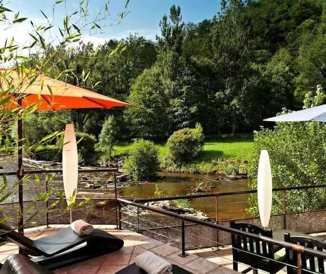 호텔 Moulin De Conques Restaurant Herve Busset