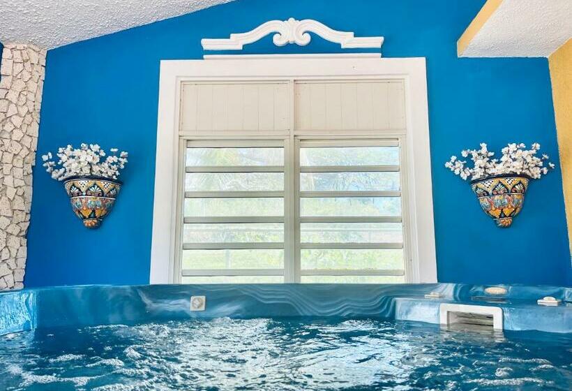 پانسیون Casamares Private Room Mar With Pool And Jacuzzi 5 Min To Boqueron And Beaches