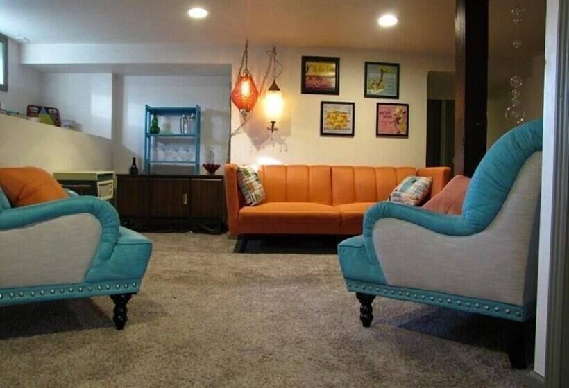 Retro Inspired Downtown Loveland Apartment