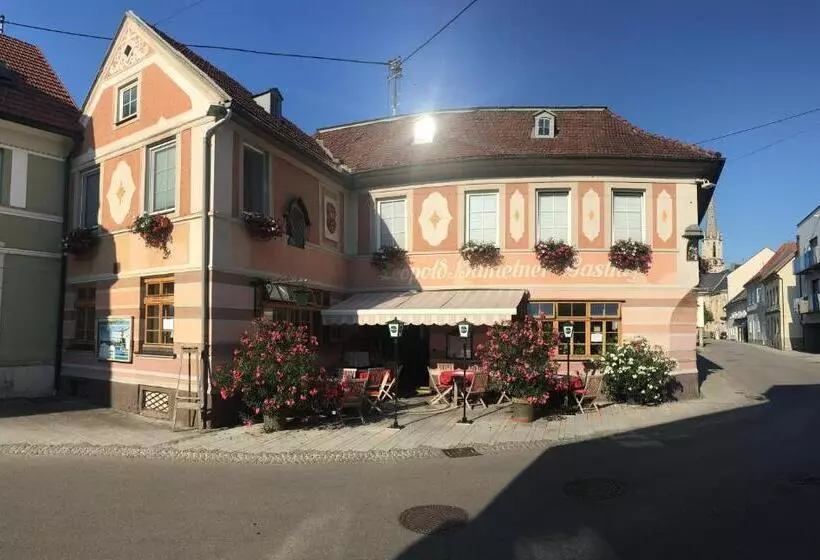 Пансион Gasthof Hametner Mit Innviertlerhof Mit Direktem Zugang Zur Therme Mediterrana Durch Unseren Garten!