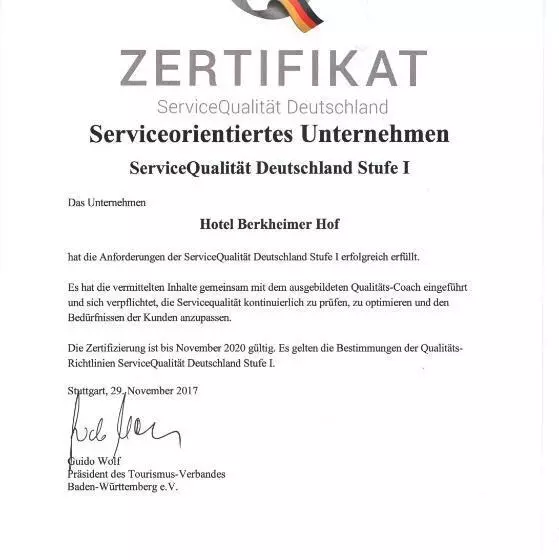 هتل Berkheimer Hof