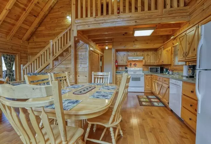 Mountain View   2 Bedrooms, 2 Baths, Sleeps 6 Cabin By Redawning