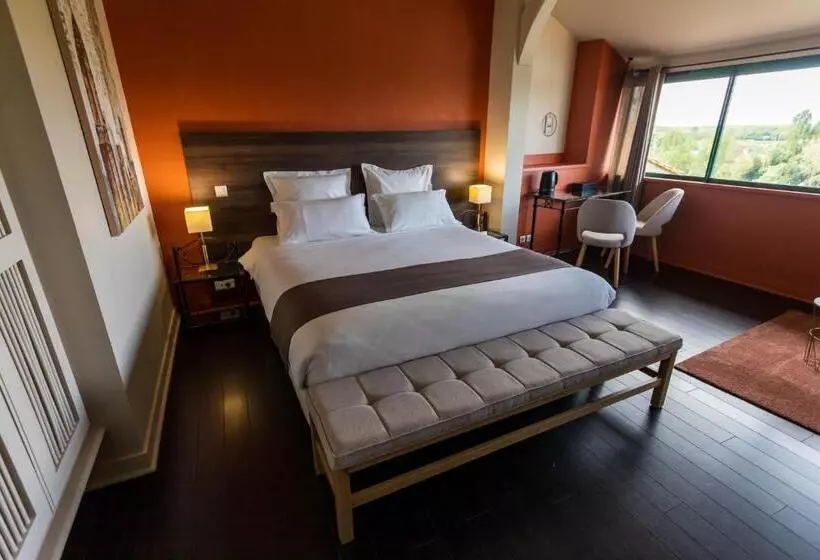 ホテル Restaurant Côte Garonne Le Balcon Des Dames   Tonneins Marmande Agen   Chambres Climatisées