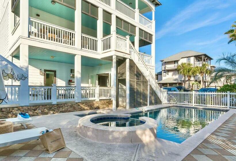 Fin By Avantstay 9 Br Destin Oasis With Pool Spa Walk To Beach