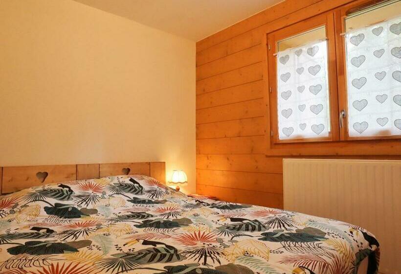 Appartement Cosy Avec Terrasse Et Parking Privé, Centre Village à 2 Pas Et Arrêt Ski Bus Proche Fr