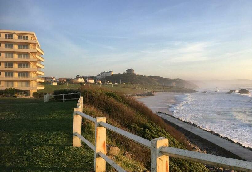 Studio Sur La Plage Vue Mer Piscine Biarritz