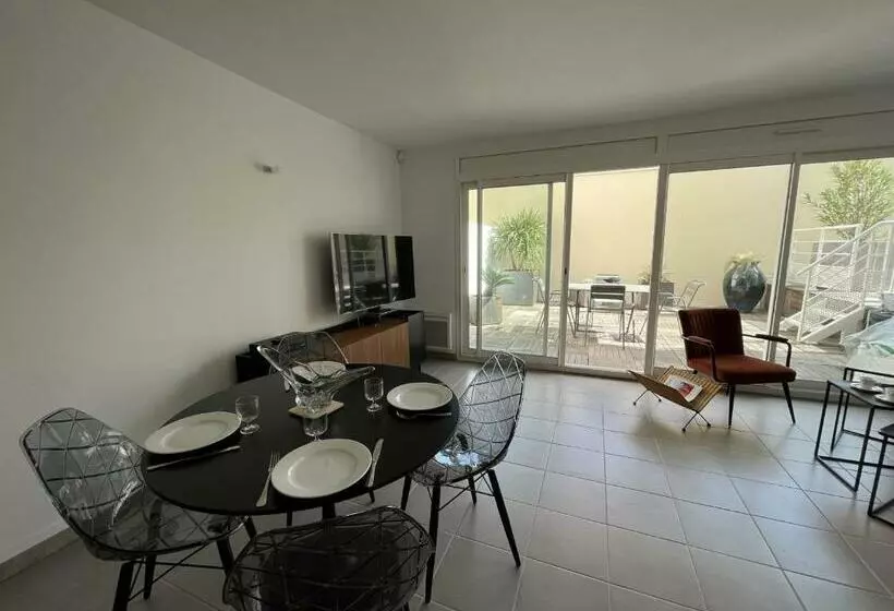 Confortable T3 Au Centre D Arcachon, Près De La Plage, Pkg Sécurisé, Wifi, Tout à Pied   Fr 1 374 19