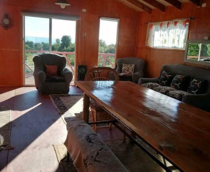 Cabaña Con Vista Al Mar Hualaihue 10 Personas