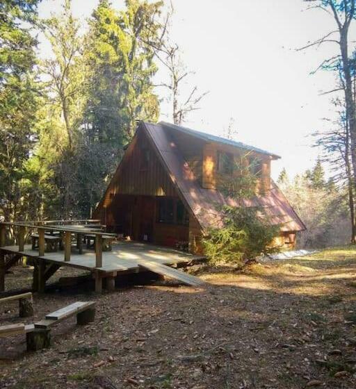 Roztomilá A Utulná Chata Azzy Na Samotě V Lese