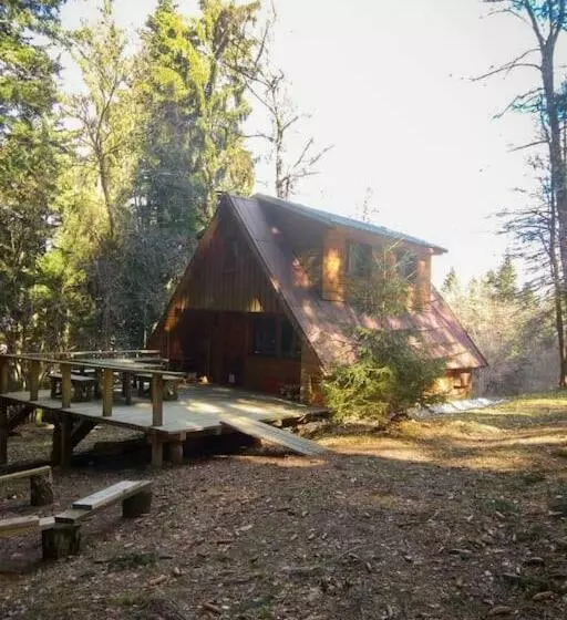 Roztomilá A Utulná Chata Azzy Na Samotě V Lese