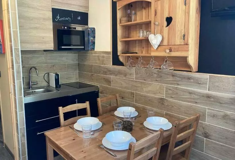 Studio Rénové 16m2, Pied Des Pistes à Morzine, Idéal Famille, Bien équipé, Wifi Fibre, Non Fumeur