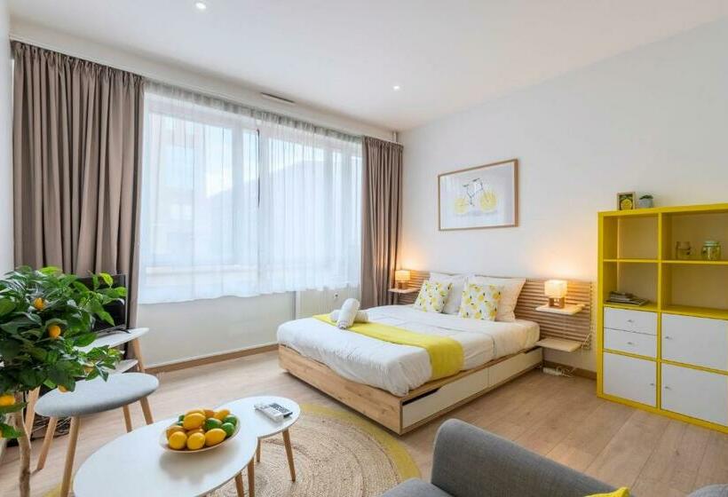 Lille Gares Studio Avec Parking Sécurisé