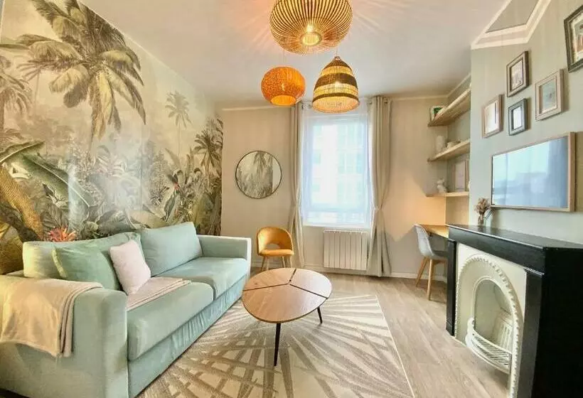 Appartements Chaleureux 15 Min à Pied De La Gare