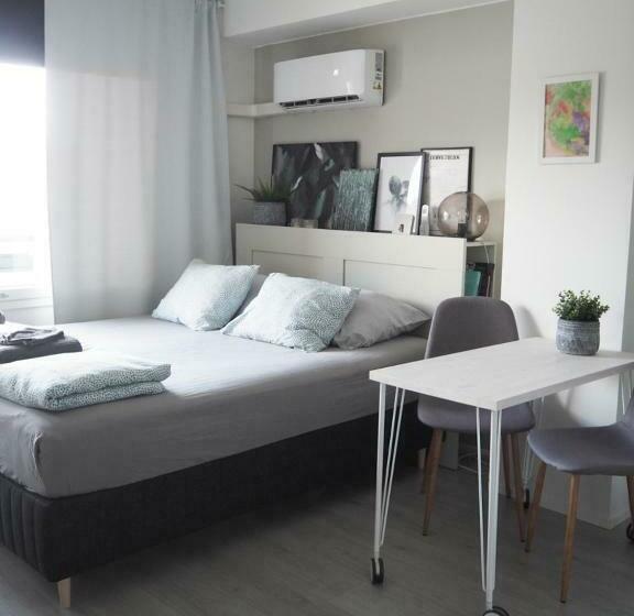 Valoisa Ja Kompakti Yksiö Nokian Ydinkeskustassa