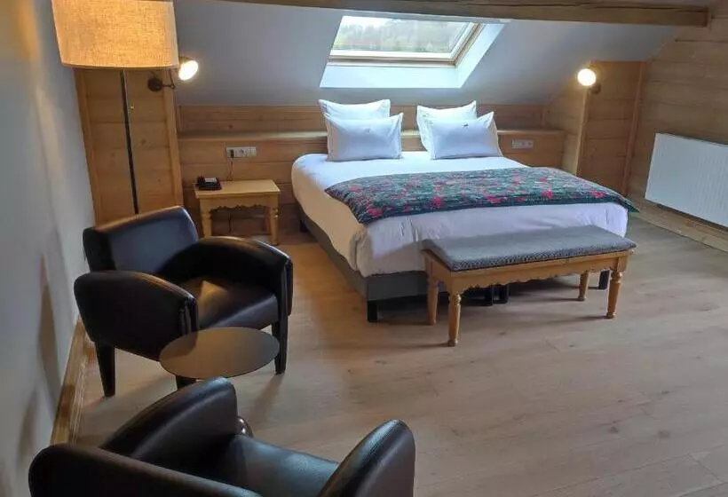 هتل Hôtel Restaurant Spa Les Jardins De Sophie