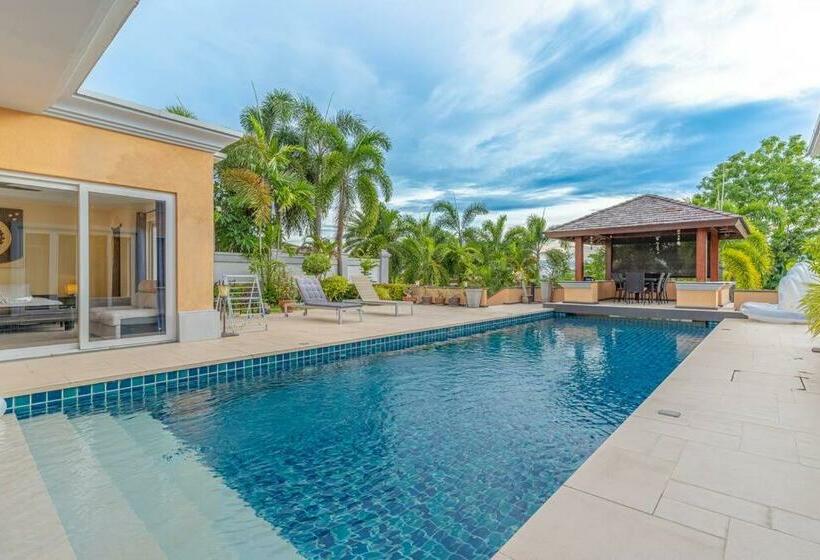 Sanook Villa 4br Super Luxury Pool Villa, Bbq, Pool Table, Karaoke