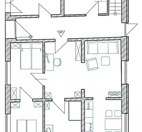 Stilvolle, Zentrale Ferienwohnung Bocksbruecke Mit Parkplatz
