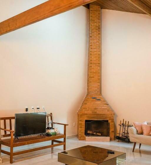 Casa De Campo Banheira, Lareira E Cachoeira