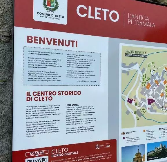 ベッドアンドブレックファースト Cleto: Un Paese Due Castelli