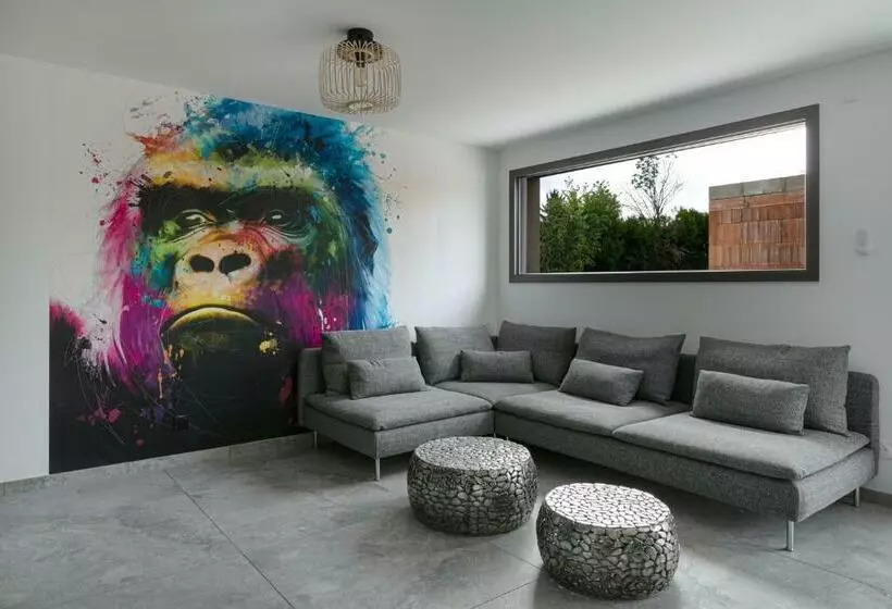 Gites Spa Strasbourg   Villa Gorille   Spa Privé, Sauna, Borne D Arcade, Babyfoot