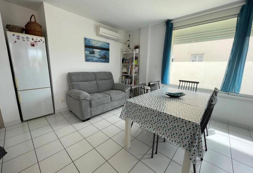 Appartement Climatisé Avec Terrasse à 100m De La Plage, Centre Saint Cyprien, Parking Et équipements