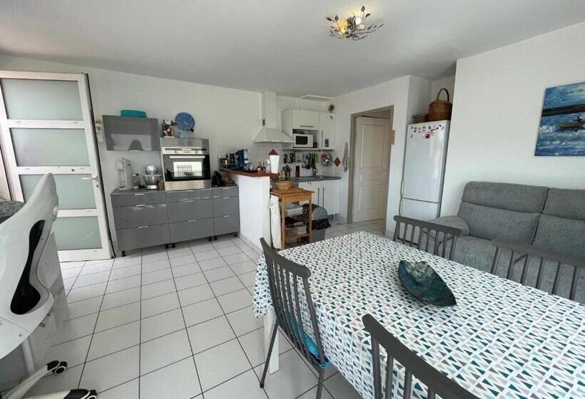 Appartement Climatisé Avec Terrasse à 100m De La Plage, Centre Saint Cyprien, Parking Et équipements