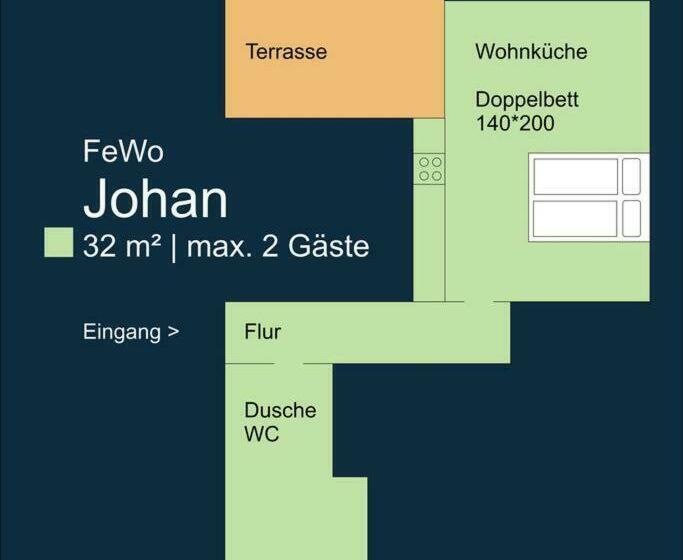Fewo Johan   Ideal Für 1 2 Personen, Eigene Terrasse