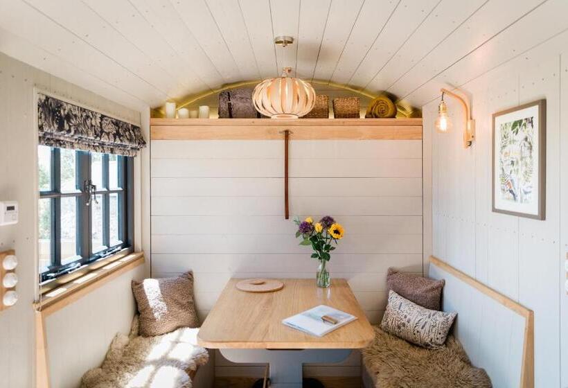 Boutique Cornish Shepherd S Hut With Hot Tub