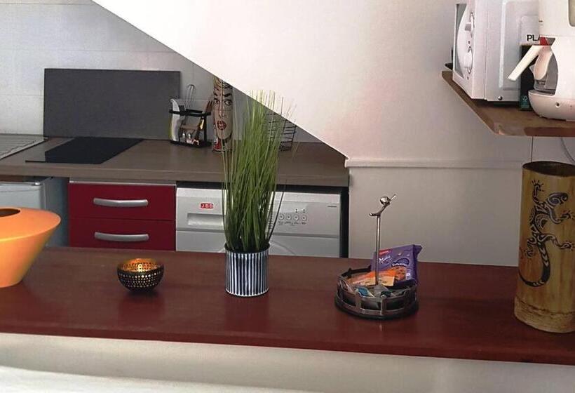 Superbe Studio Avec Varangue à 150 M De La Plage à La Saline Les Bains