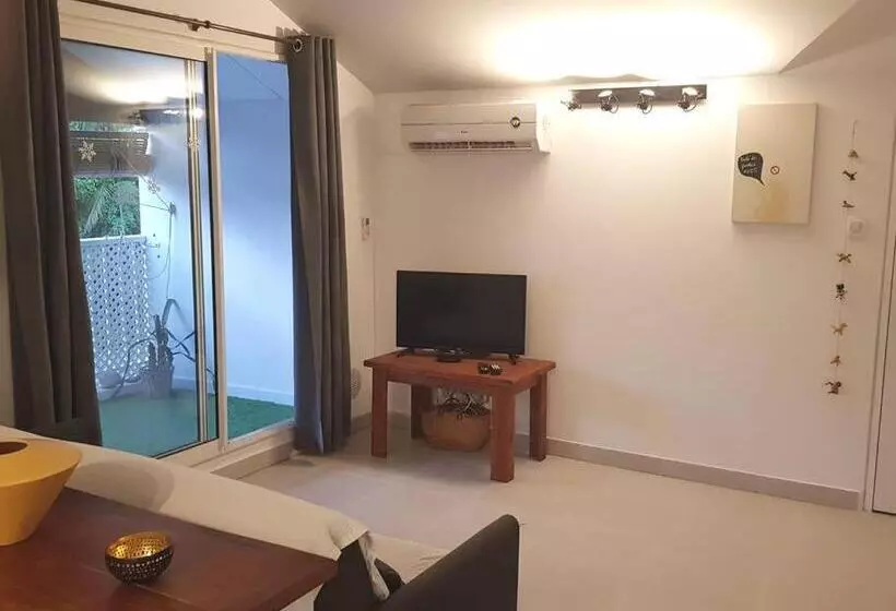 Superbe Studio Avec Varangue à 150 M De La Plage à La Saline Les Bains