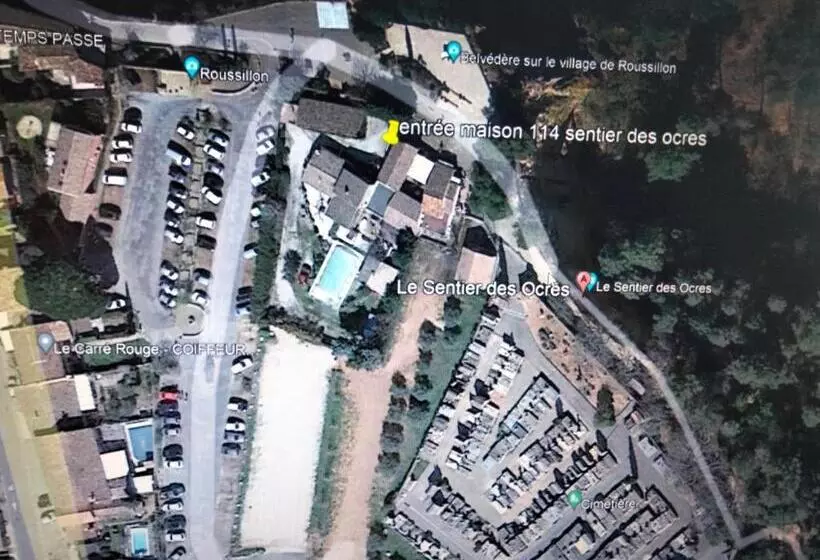 Aamiaismajoitus (B&B) Studio Du Sentier Des Ocres