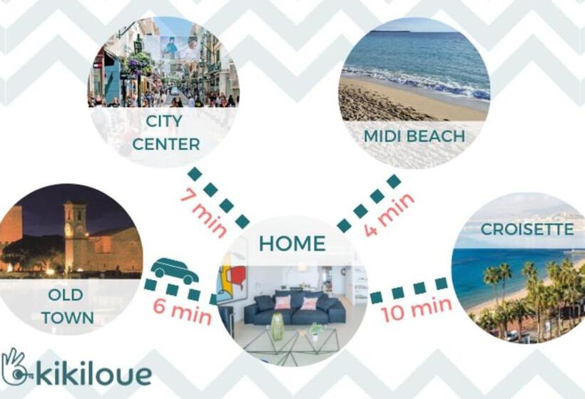 Elegant 3 Room Apartment With Terrace Pool & Island Views