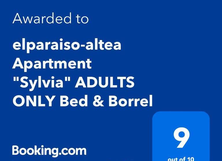 민박 Elparaiso Altea Apartment Sylvia Adults Only Bed & Borrel