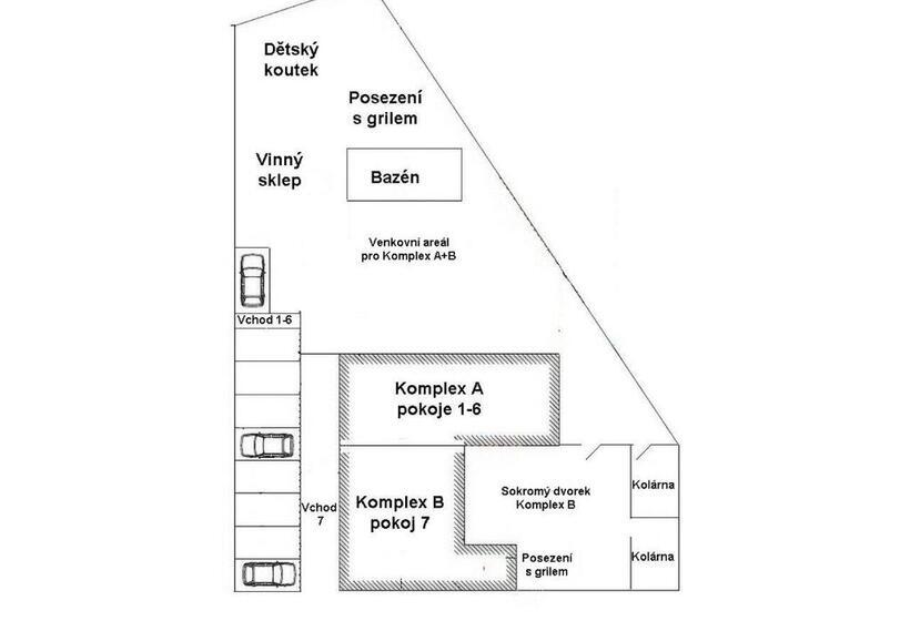 بنسيون U Jeřába   Komplex A