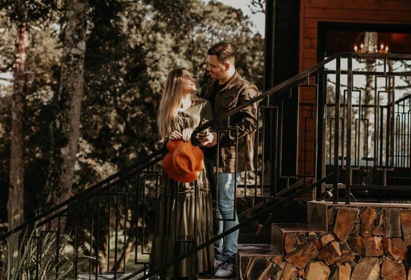 Cabana Horses La Contemporanea Próximo A Cidade E Vista Ponto Turístico Pedra Morro Do Campestre