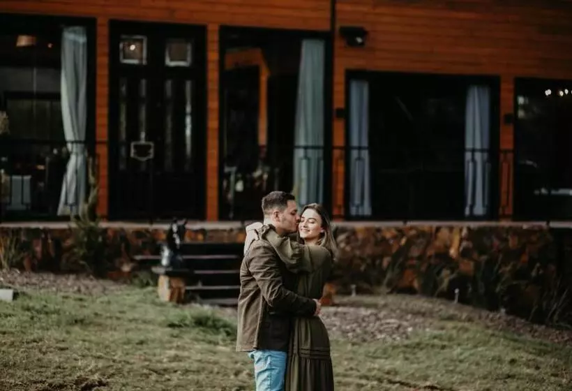 Cabana Horses La Contemporanea Próximo A Cidade E Vista Ponto Turístico Pedra Morro Do Campestre