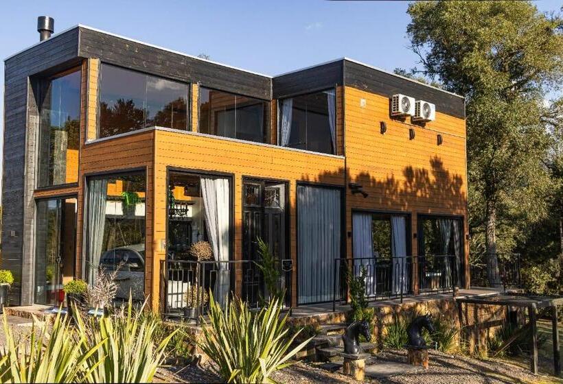 Cabana Horses La Contemporanea Próximo A Cidade E Vista Ponto Turístico Pedra Morro Do Campestre