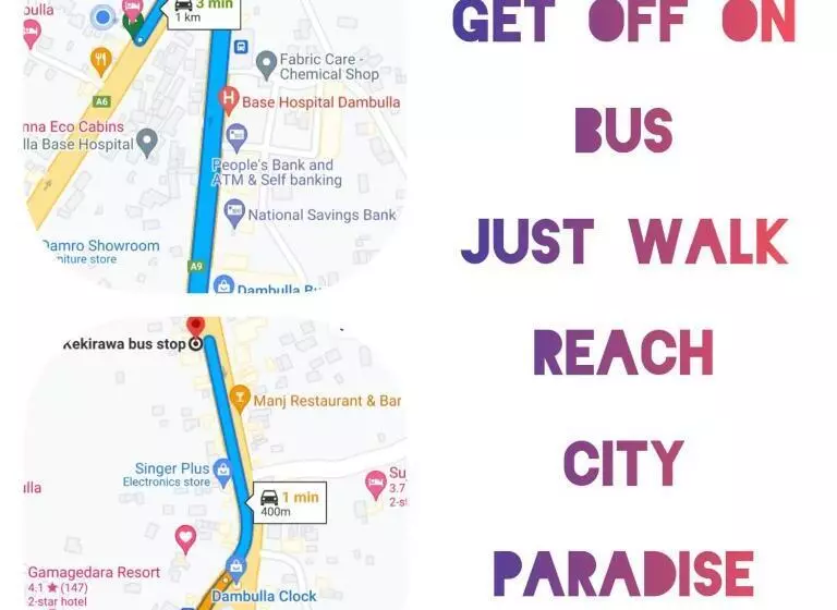 Aamiaismajoitus (B&B) City Paradise Dambulla