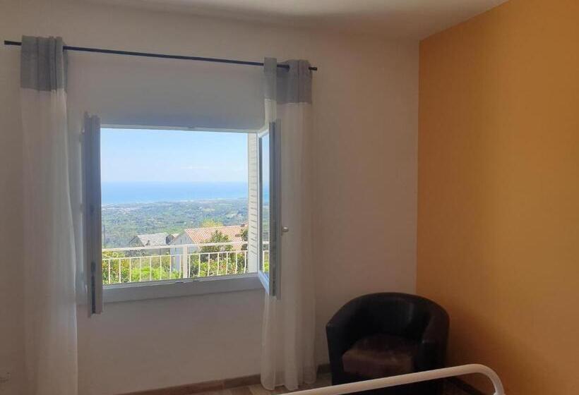 Appartement A Caserella Entièrement Rénové Avec Terrasse Et Vue Panoramique Sur Mer