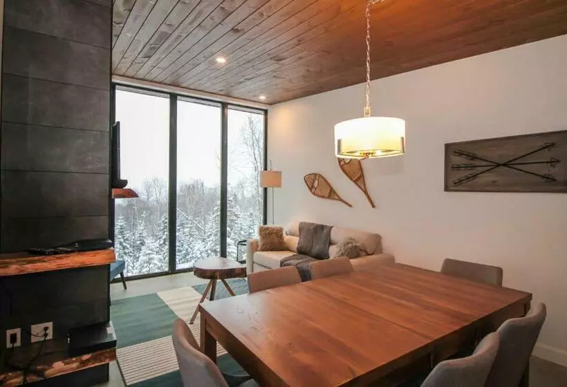Modern Breathtaking View Chalet And Spa Métis