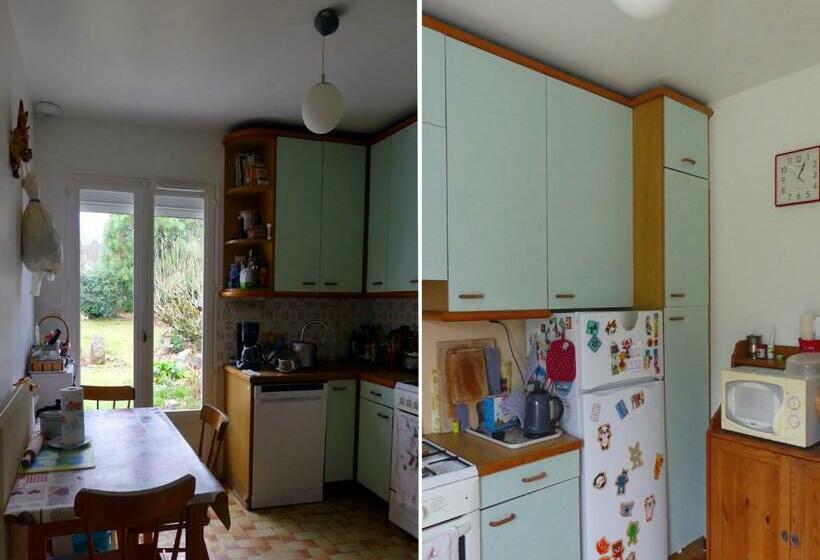 Maison Familiale Avec Grand Jardin   Proche Mer