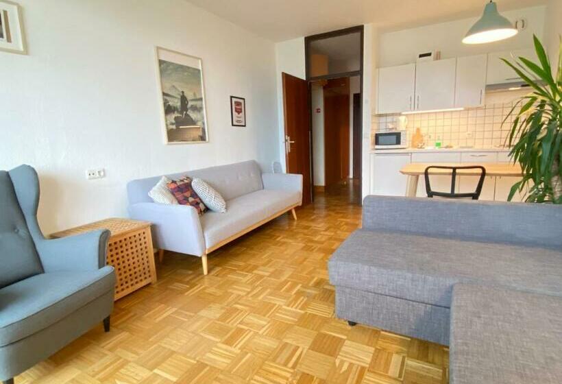 Bright Studio With View