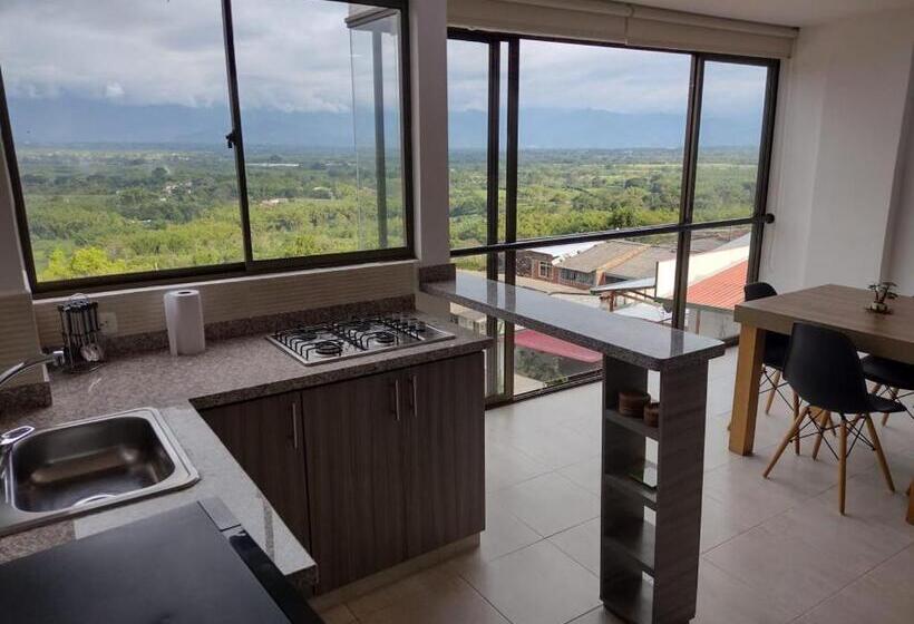 Apartamento Con Vista Espectacular A 5 Minutos Del Parque Del Café