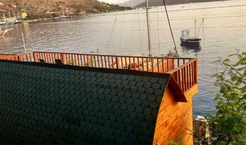 Sea View Bungalow W Pier And Terrace In Bozburun