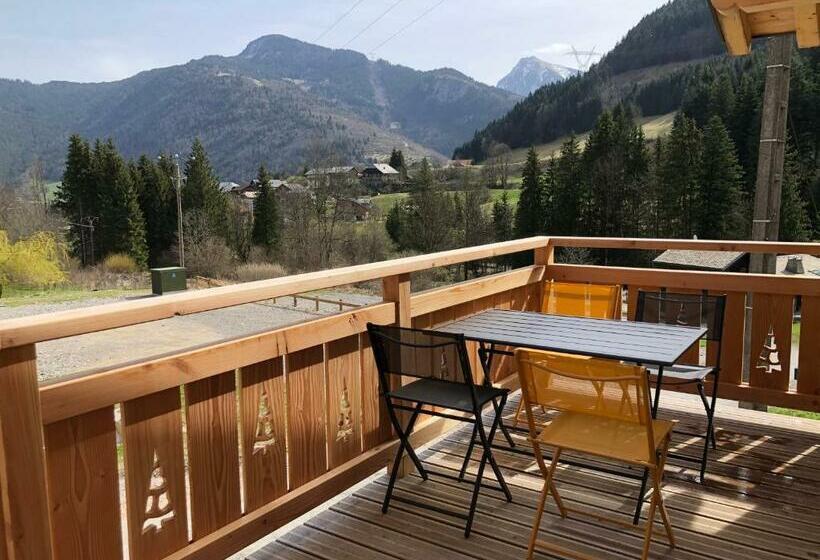 Chalet Cosy Et Moderne Vue Montagnes